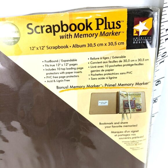 12"x12" Scrapbook Plus With Memory Marker Album - Picture 3 of 10
